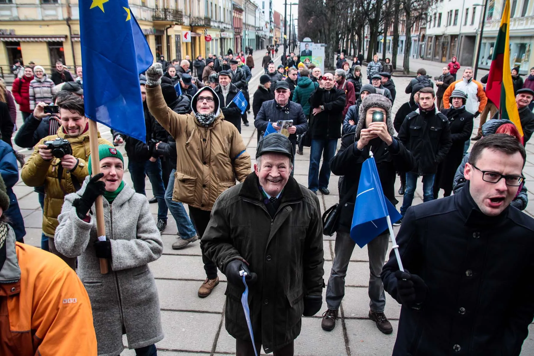 Neteisėtas Nacionaldemokratų mitingas