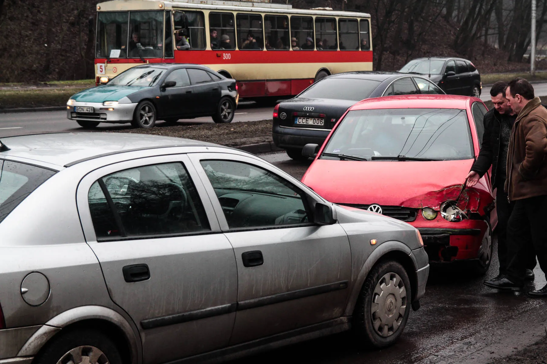 Avarija Tunelio gatvėje