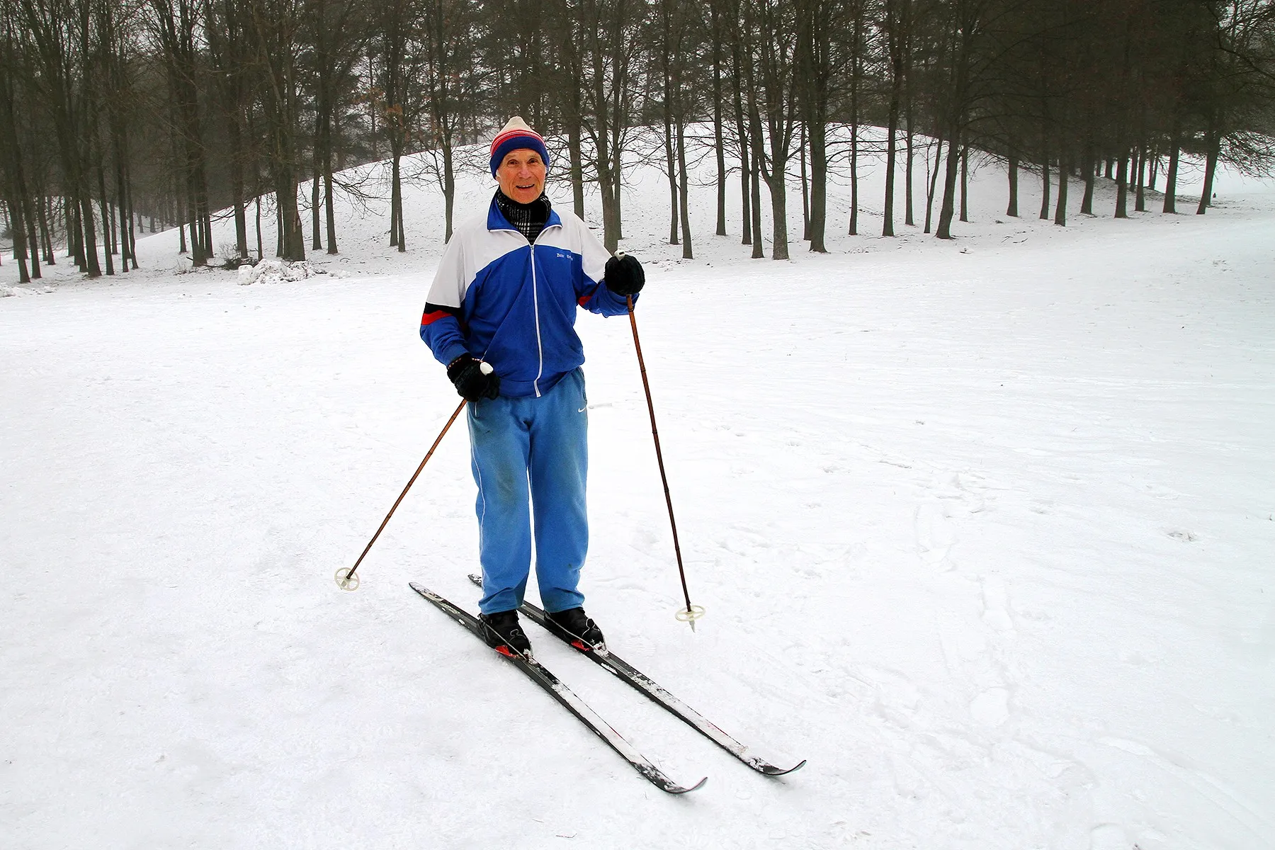 Sportuoti pamėgęs senolis