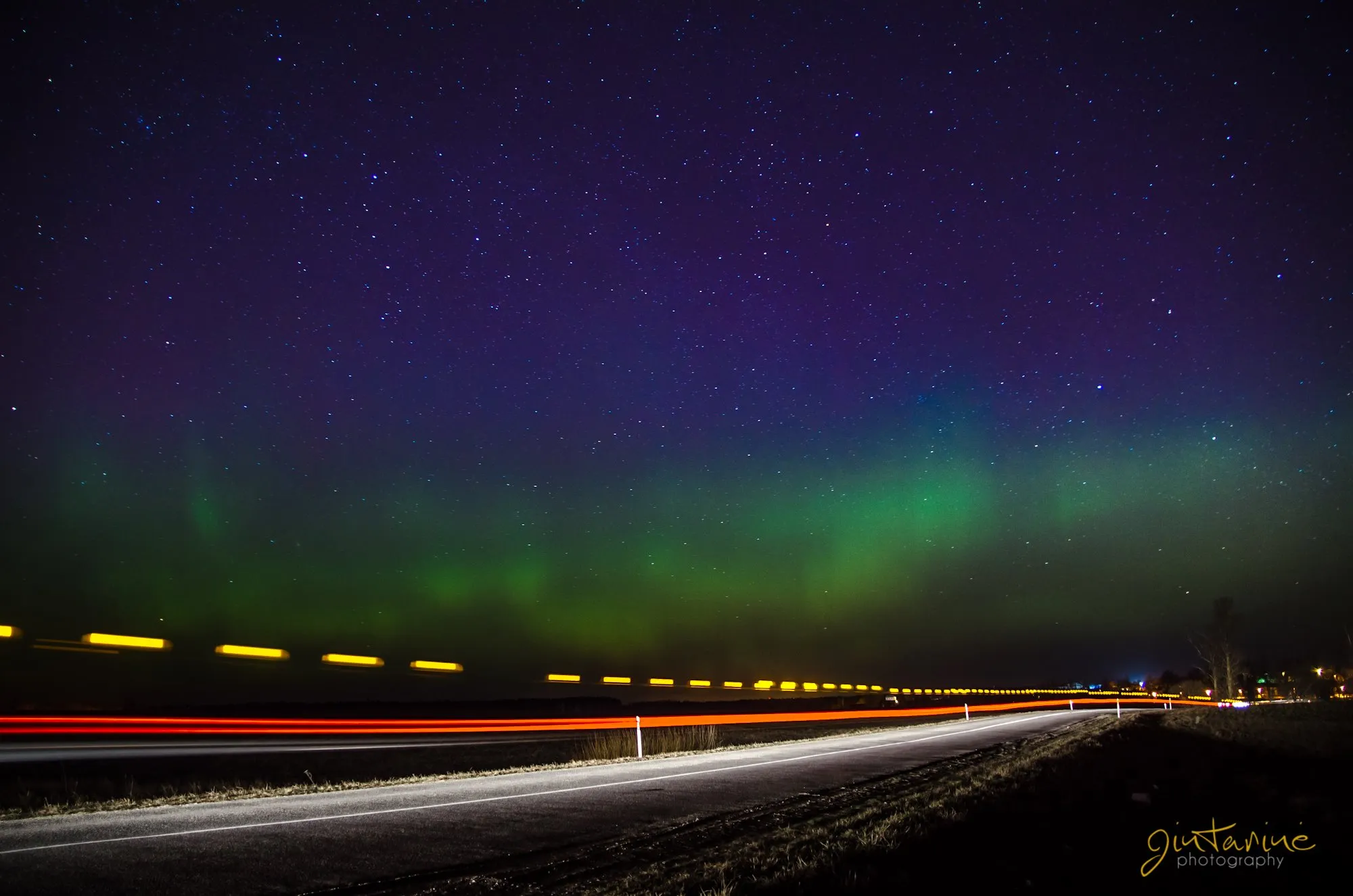 Šiaurės pašvaistė Domeikavoje