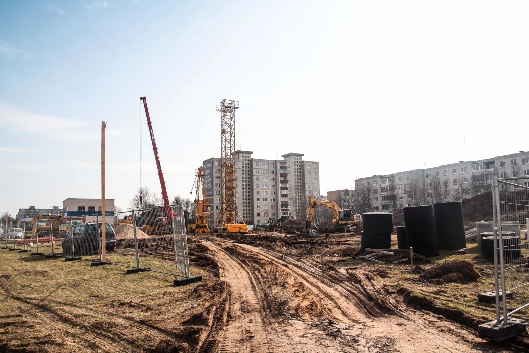 Statybos Šiaurės prospekte