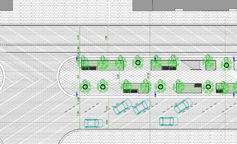 Laisvės alėjos rekonstrukcijos vizualizacijos