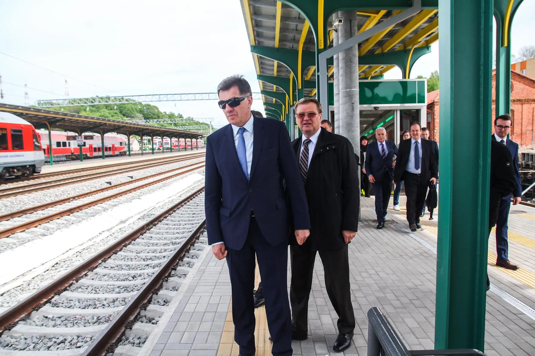 A. Butkevičius išbandė "Rail Baltica" vėžę