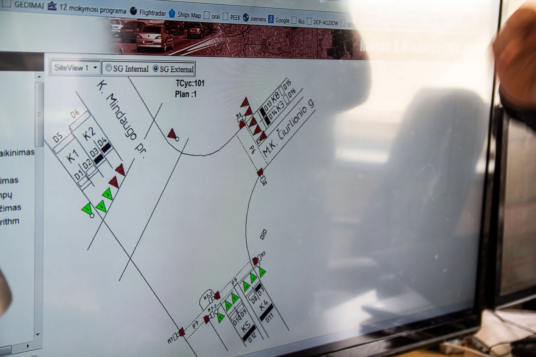 Kauno šviesoforų valdymas