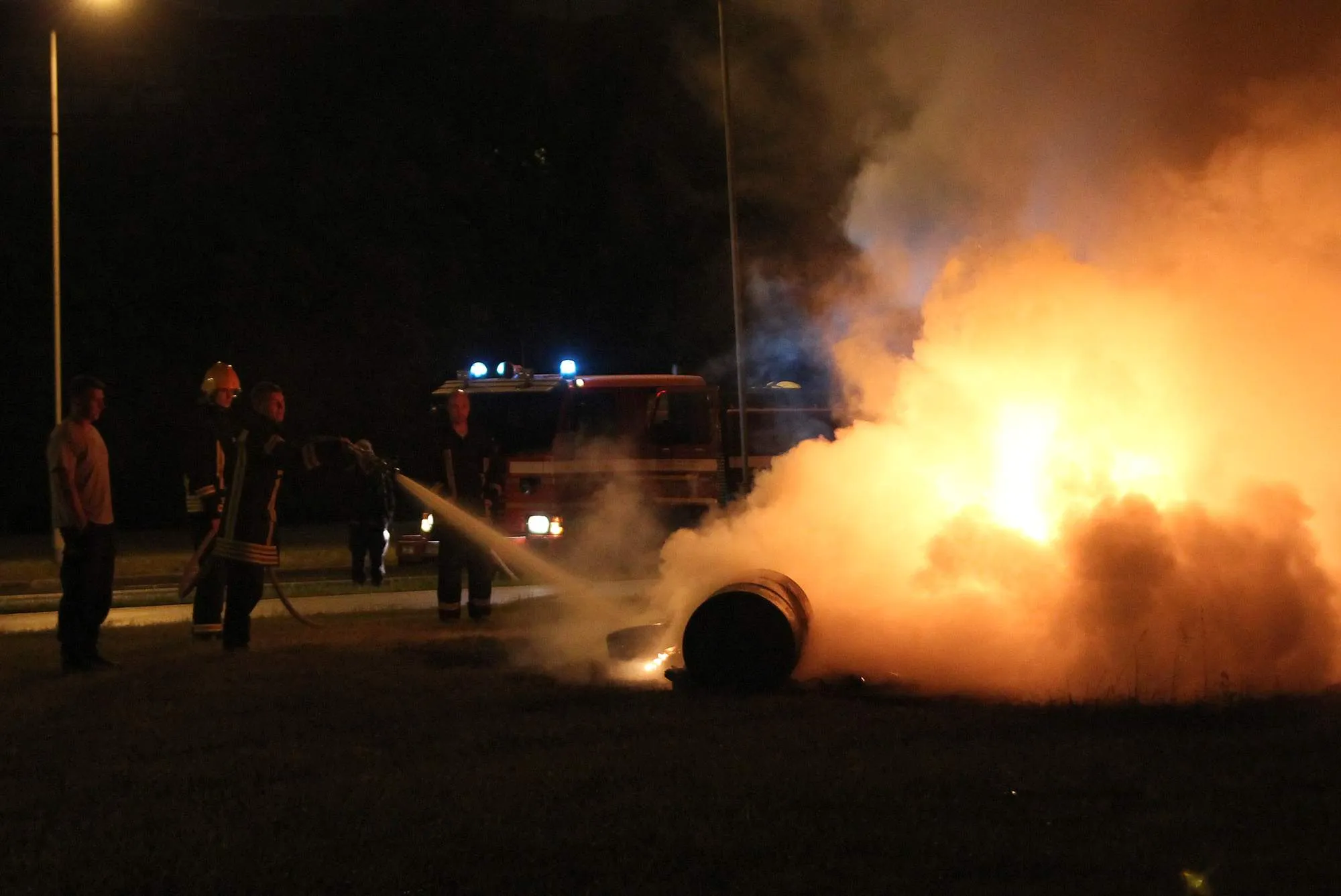 Joninių naktį prireikė ugniagesių