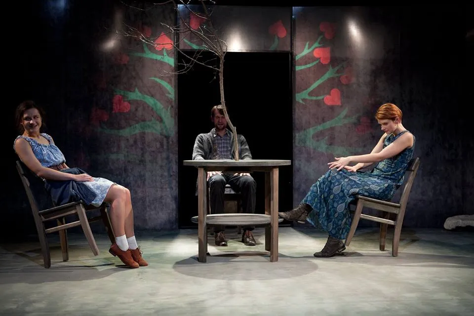 "Tegyvuoja Bušonas" spektaklio akimirka