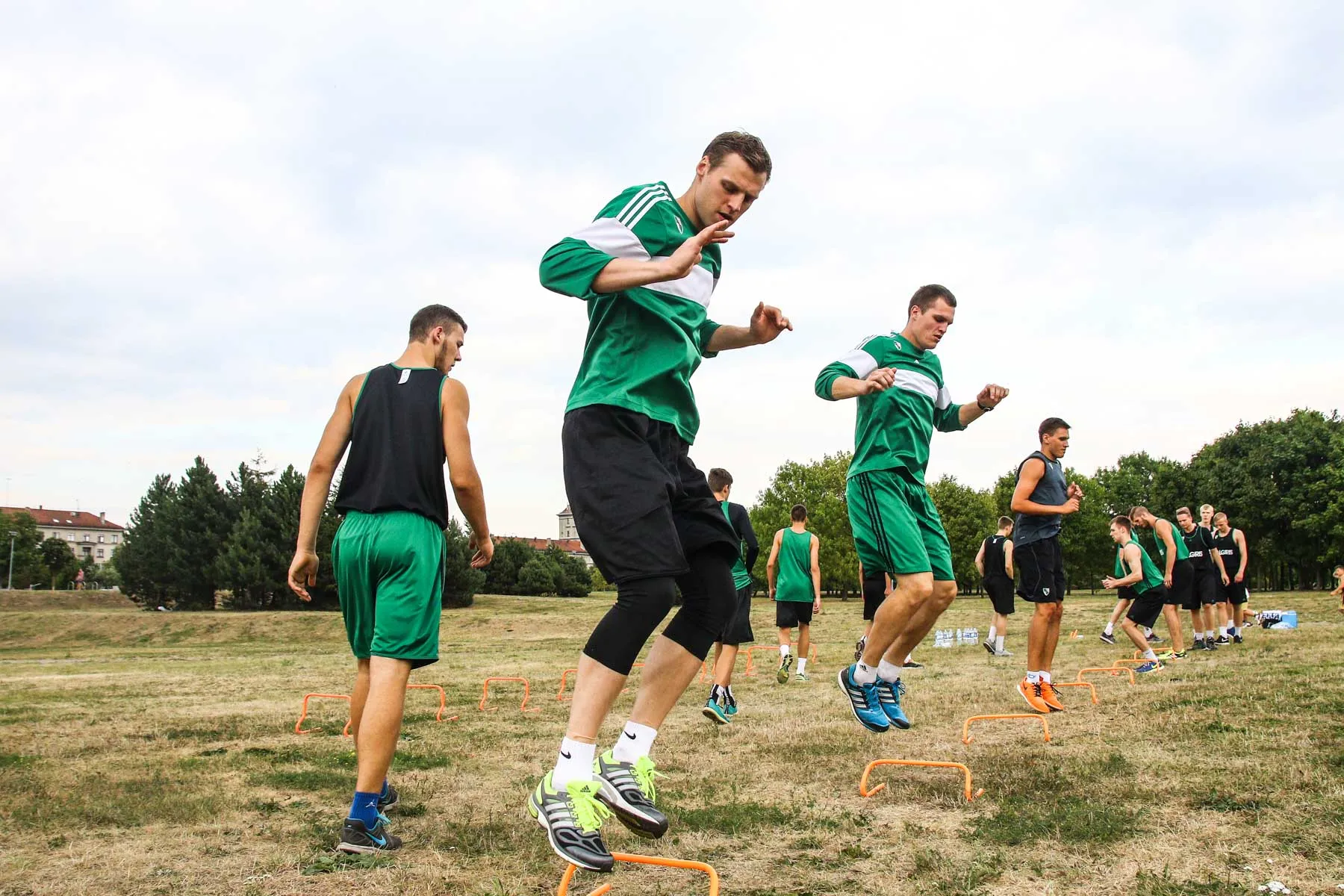 M.Pocius Žalgirio treniruotėje