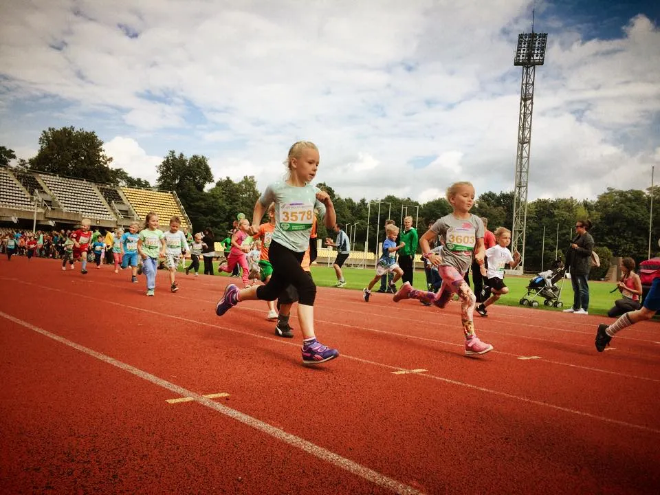 Ąžuolyno bėgime dalyvavo ir pirmokai