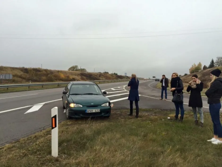Kauno "Žalgirio" šokėjos pateko į avariją