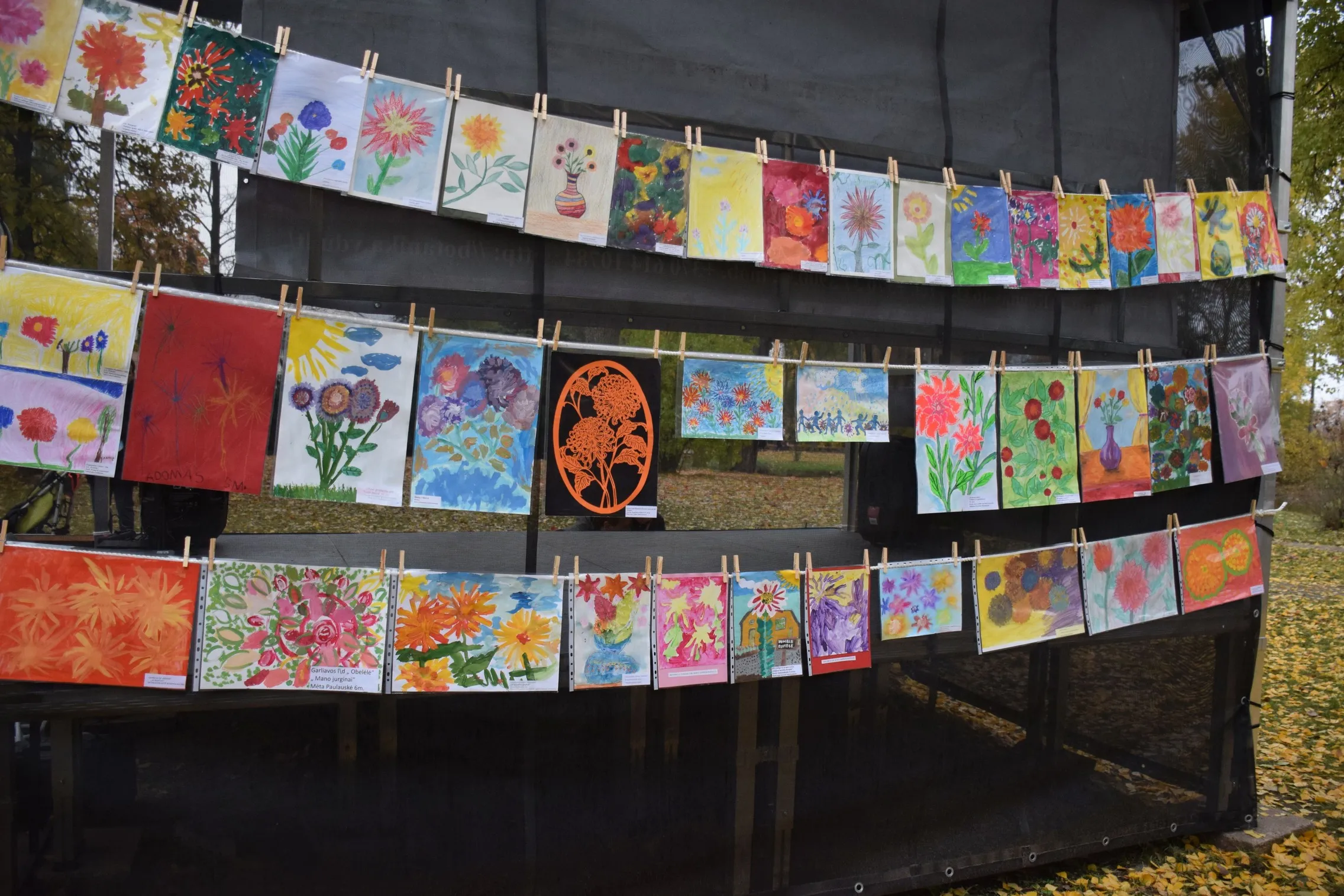 Jurginų piešinių konkurso apdovanojimai