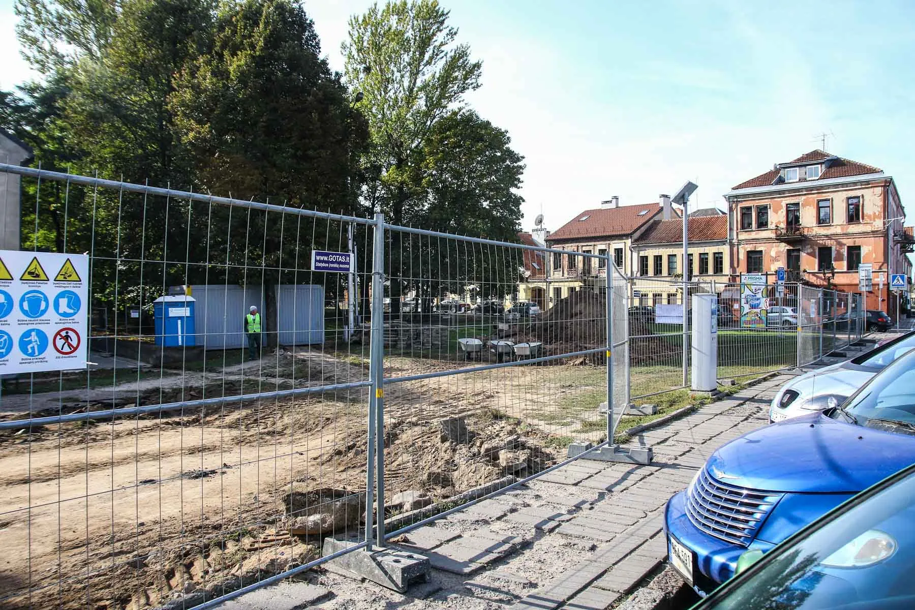 Senamiestyje prasideda statybos