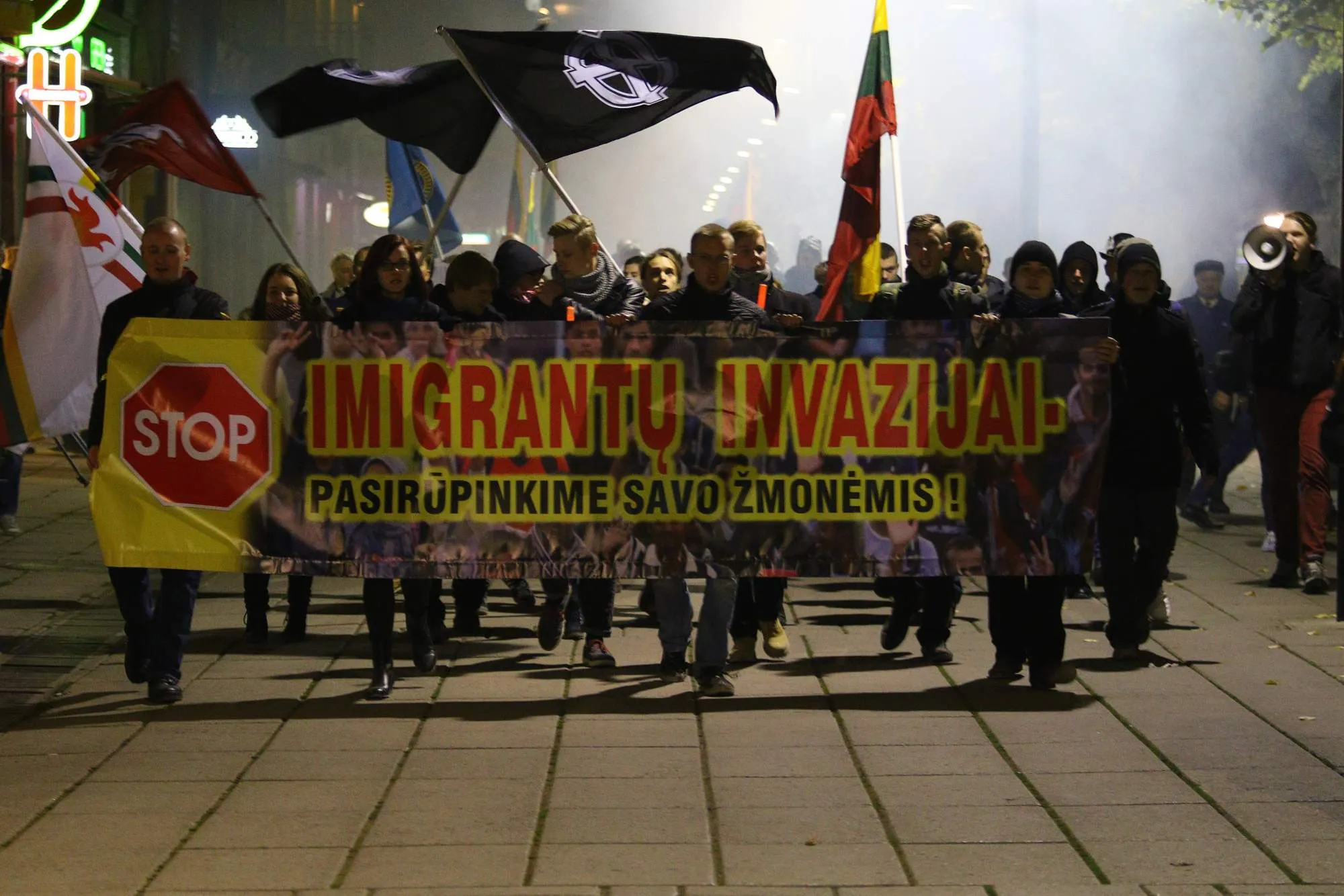 Eitynės prieš pabėgėlius Kaune