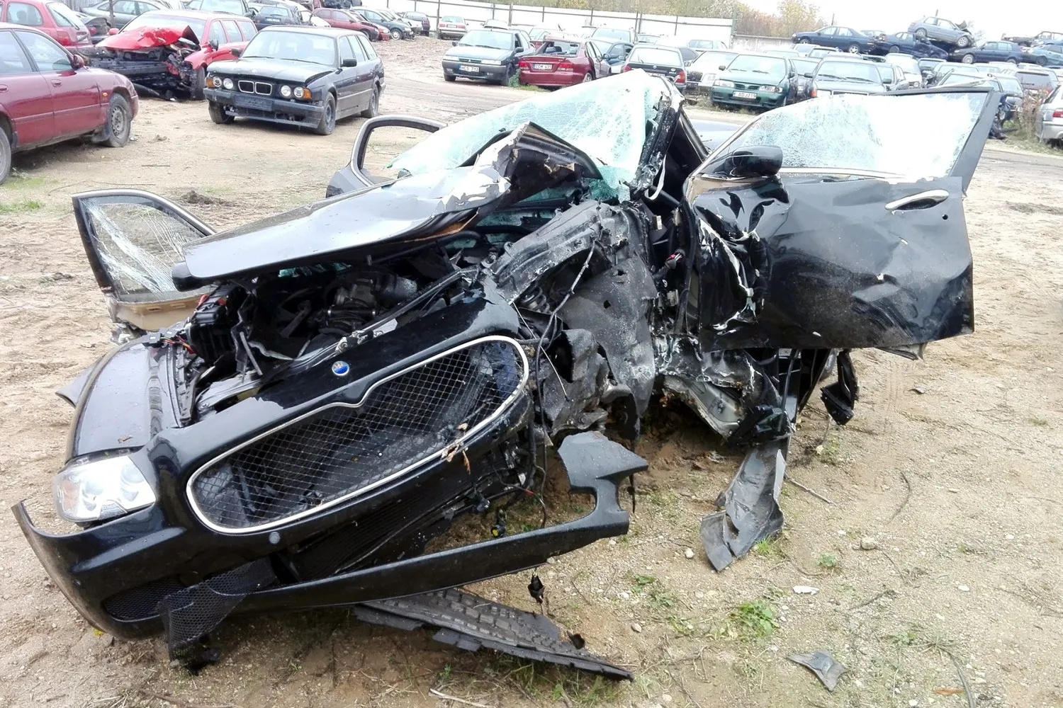 Sudaužytas "Maserati" Kaune