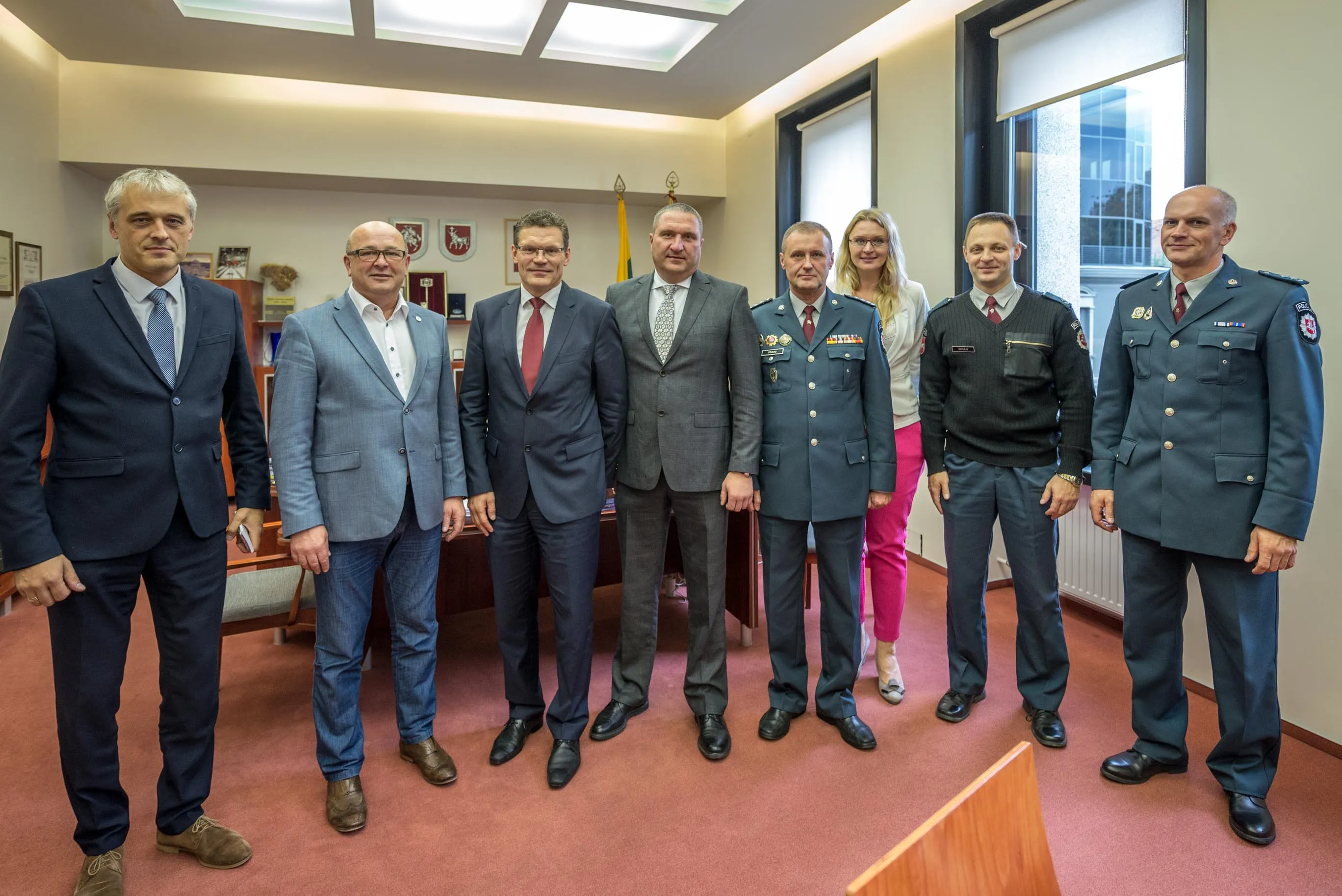 Policijos vizitas pas Merą