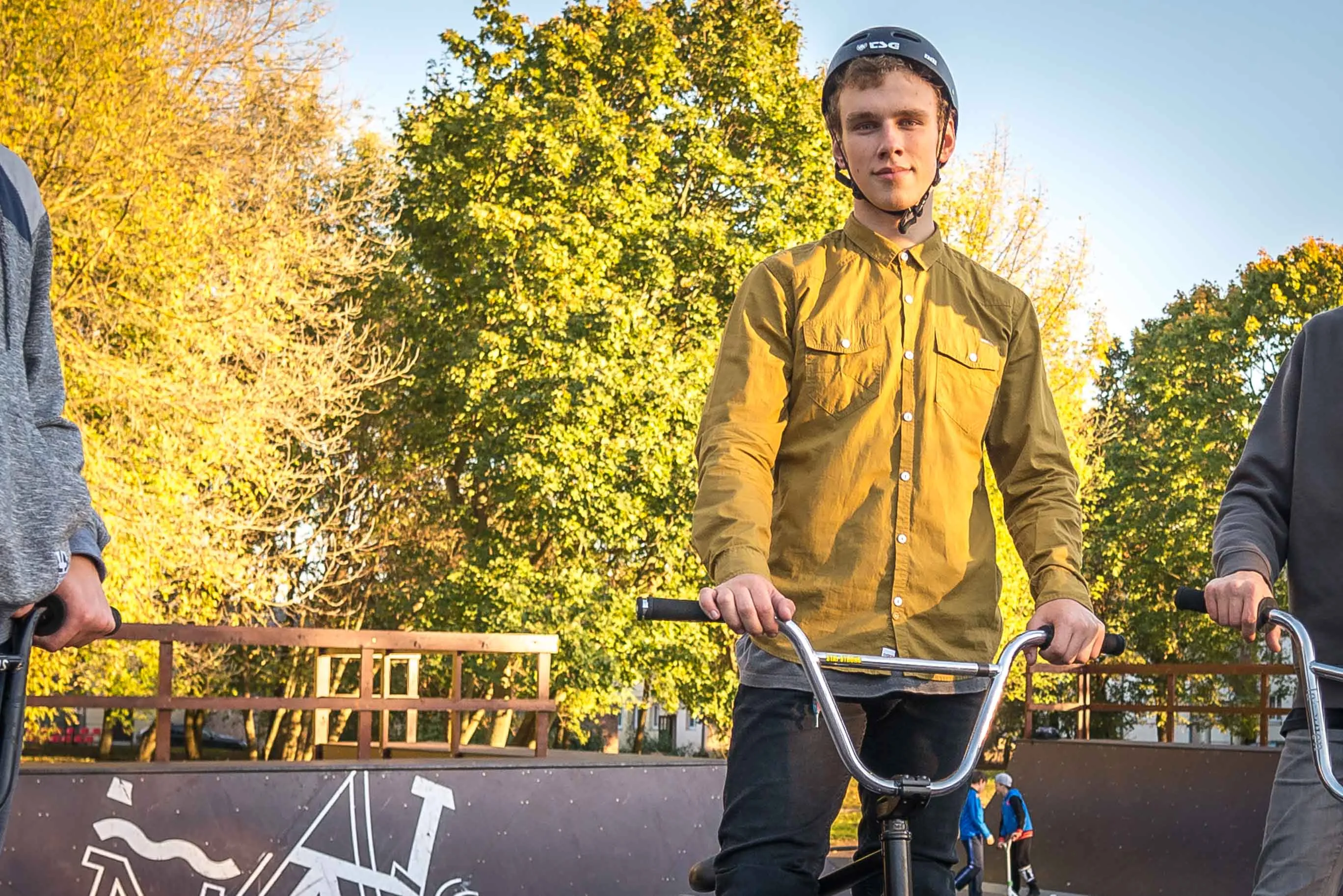 BMX sporto mėgėjas Redu Pilsudskis