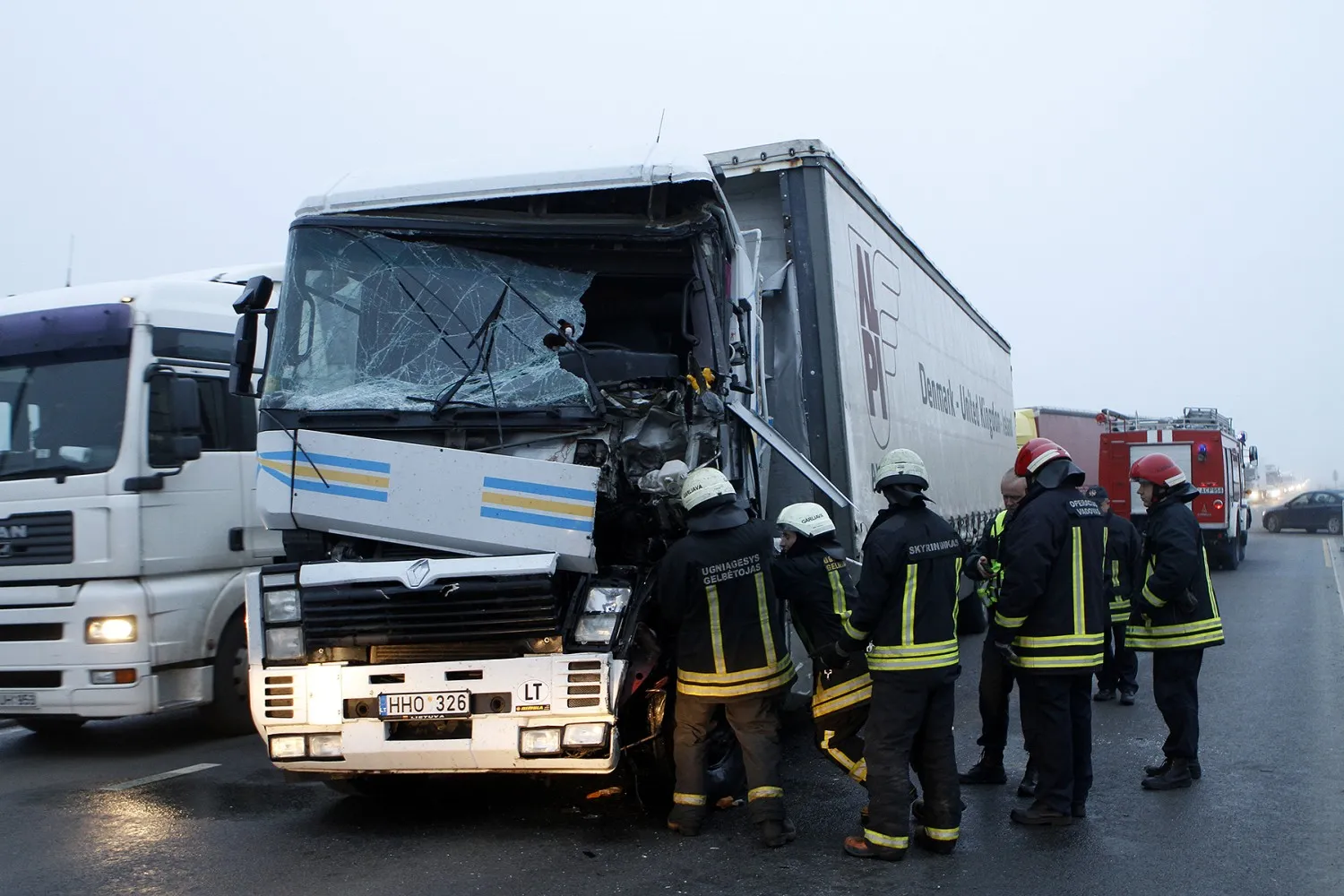 Avarija VIA BALTICA kelyje