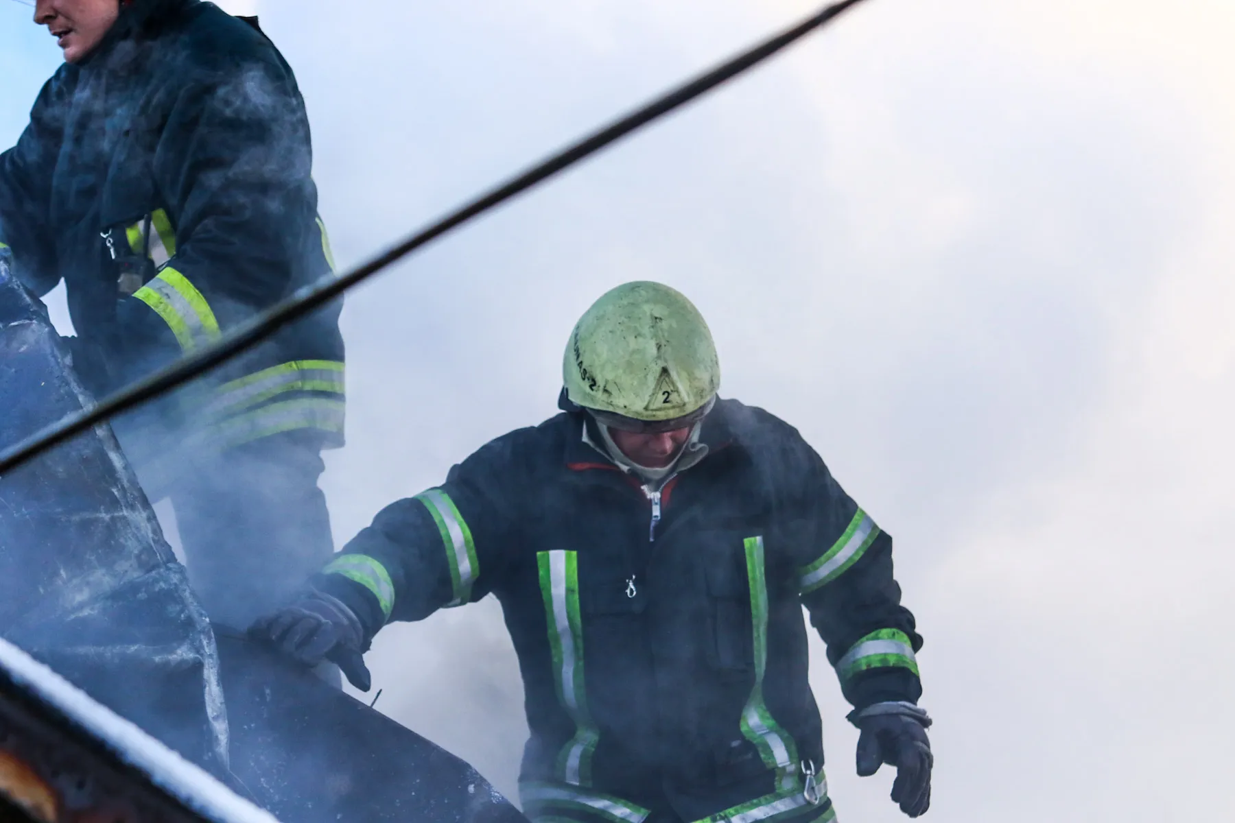 Padegimas, gaisras, Linų g., ugniagesiai