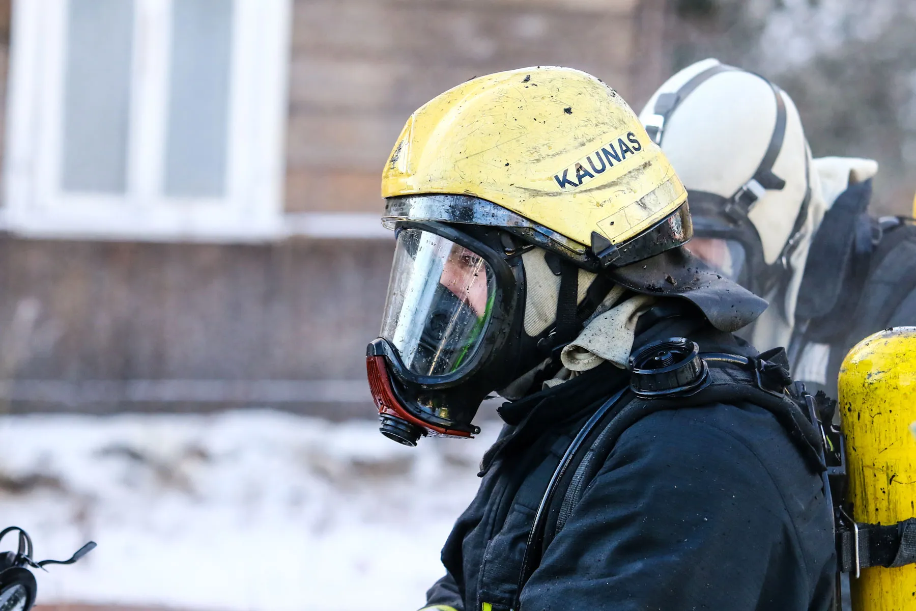 Padegimas, gaisras, Linų g., ugniagesiai