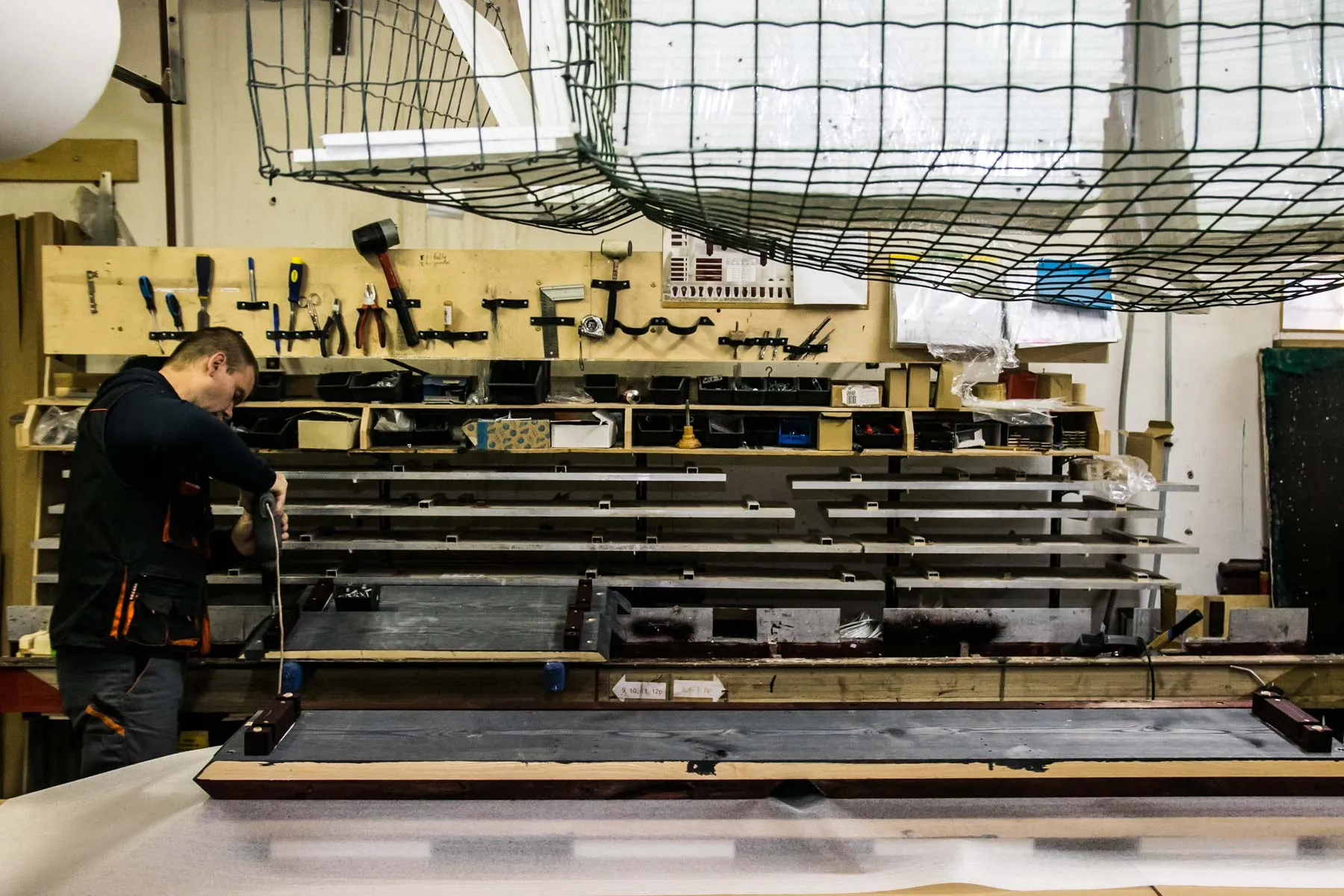 Biliardo stalų gamyba