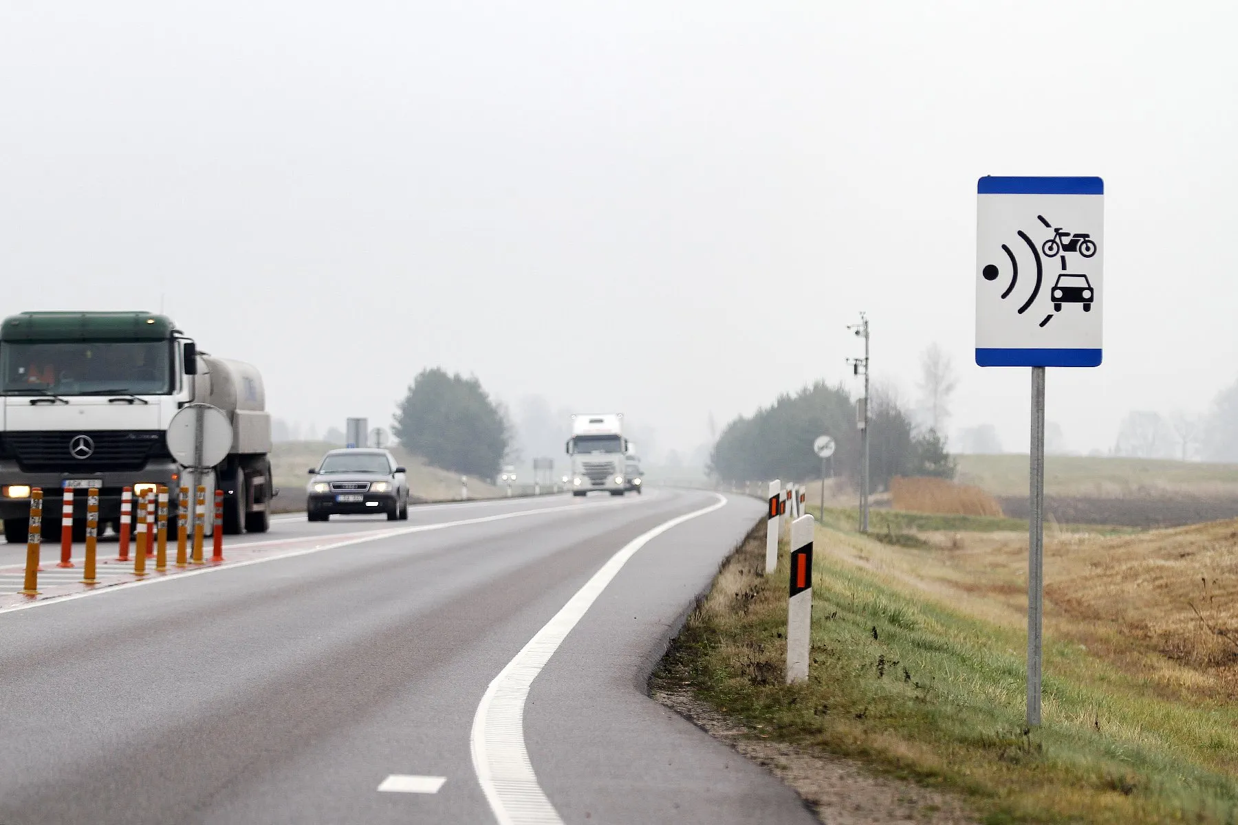 Vidutinio greičio matuokliai "Via Baltica" kelyje