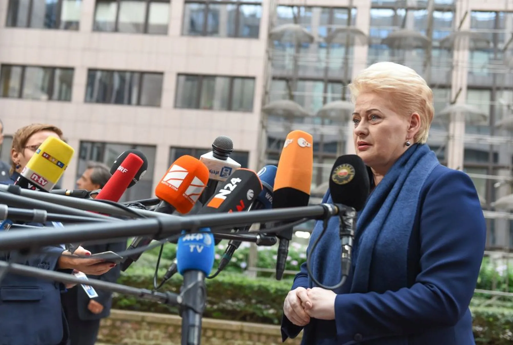 Prezidentė Dalia Grybauskaitė neeilinėje Europos Vadovų Taryboje Briuselyje
