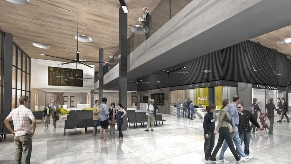 Autobusų stoties vizualizacijos