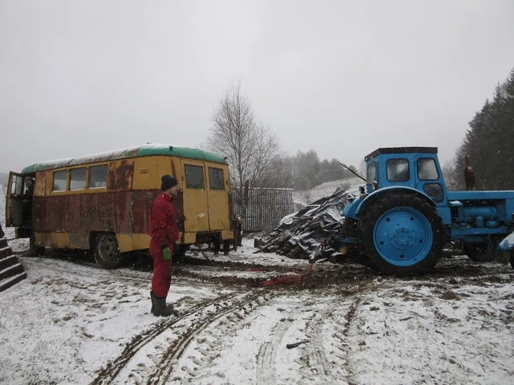 Atrastas istorinis autobusas