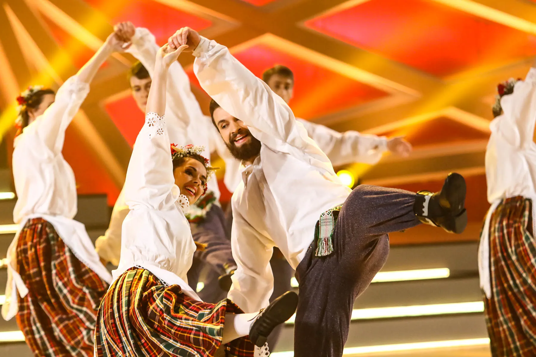 Antroji tautinių šokių konkurso "Kadagys" laida