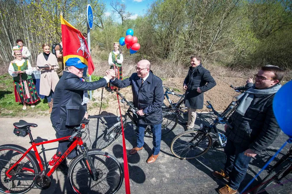 Dviračių tako atidarymas