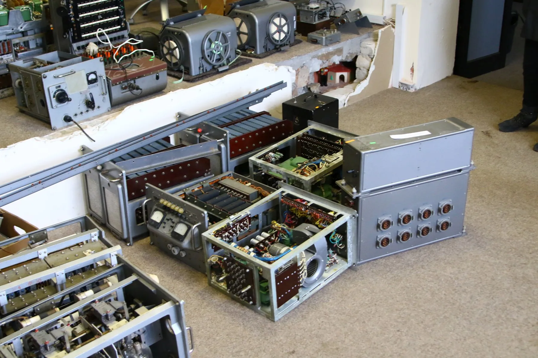 Ryšių muziejaus eksponatai VII-ajame forte