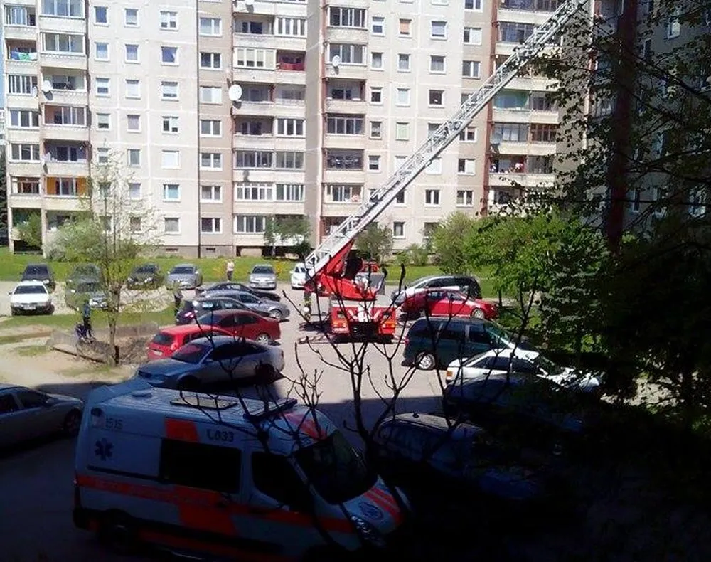 Nelaimė Šilainių daugiabutyje