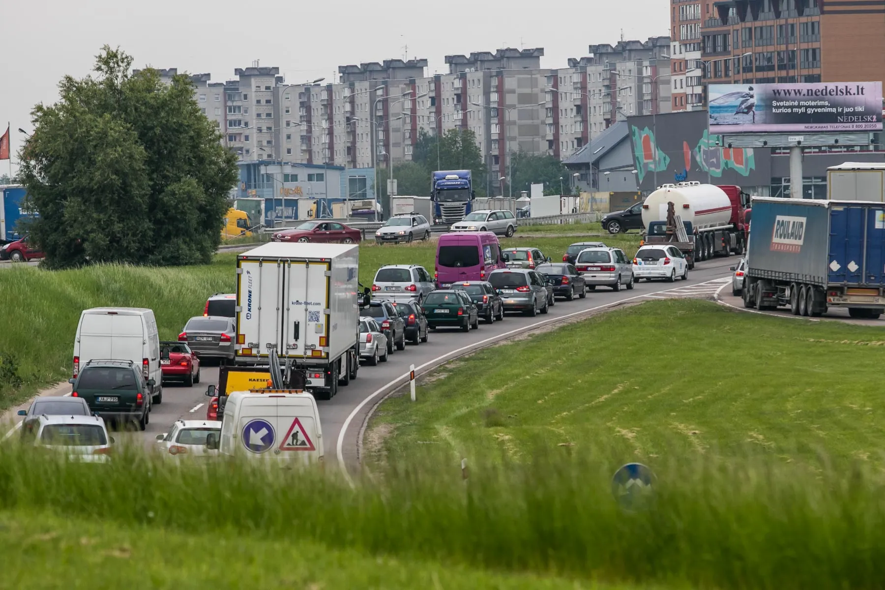 Avarija Kauno aplinkkelyje