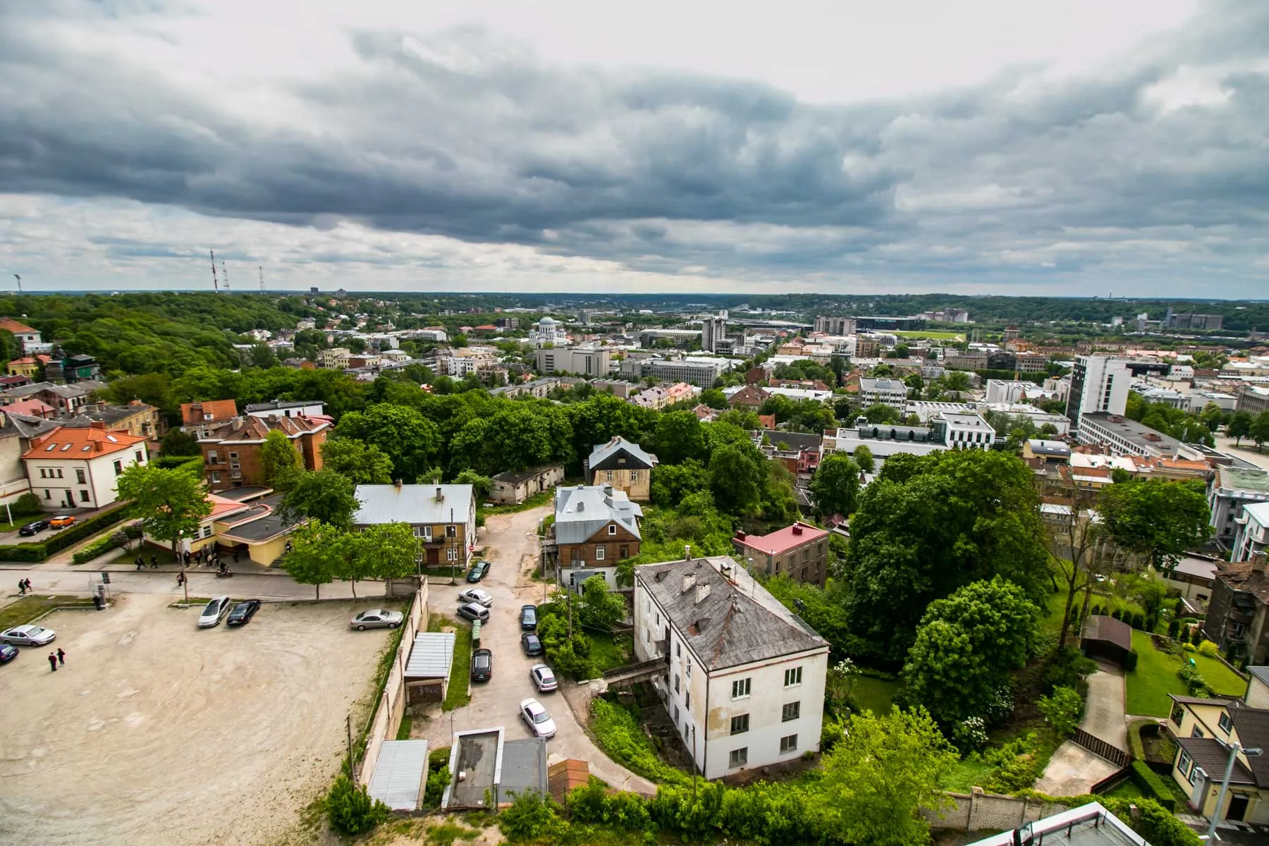 Nuo Kauno panoramų atsiveriantys vaizdai