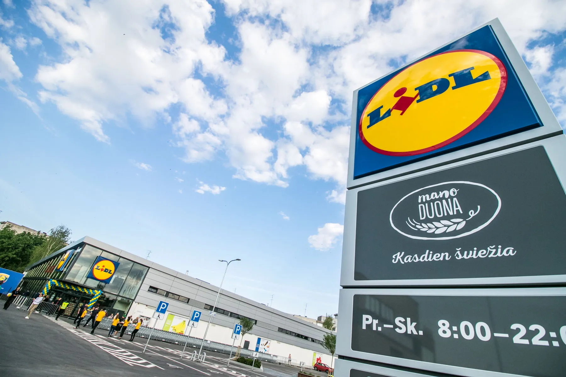 LIDL parduotuvės atidarymas