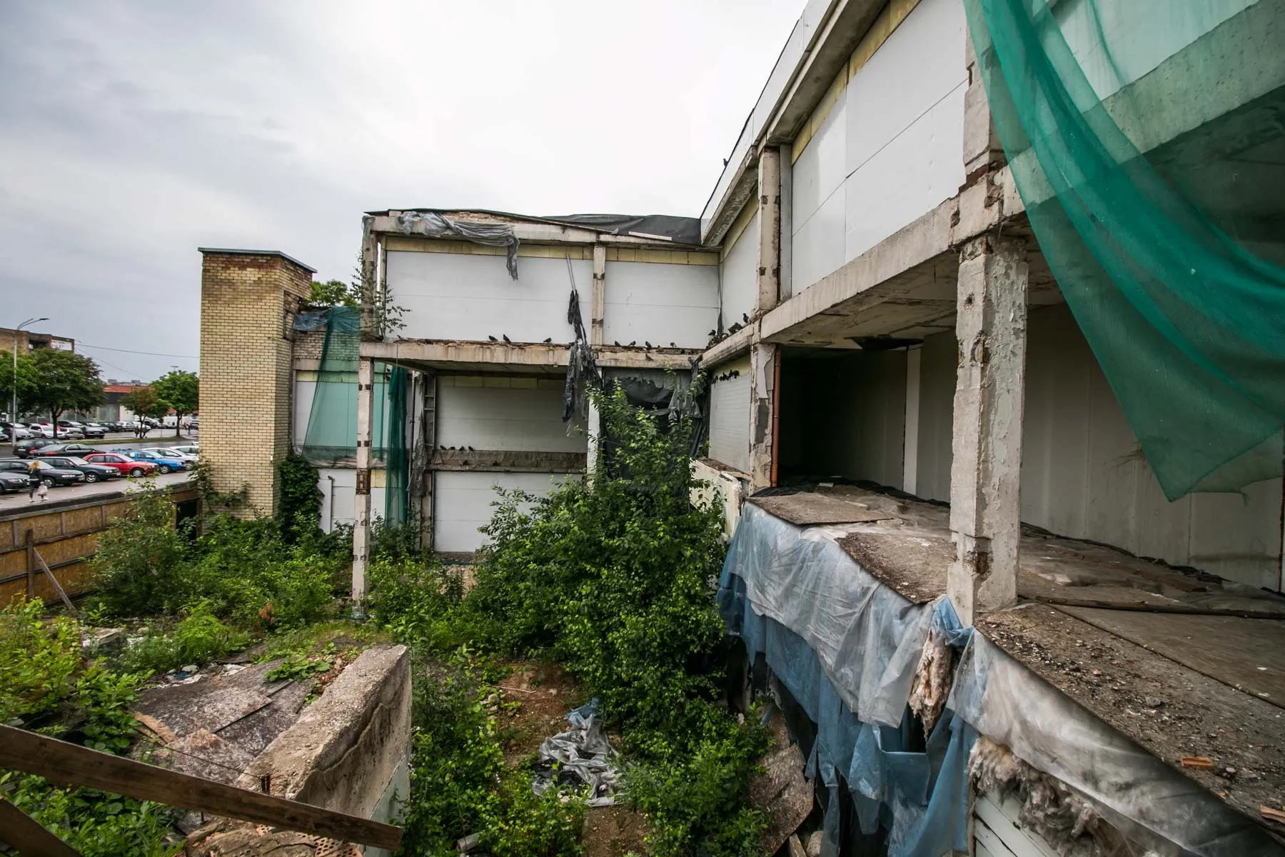 Apleistas pastatas kalniečiuose