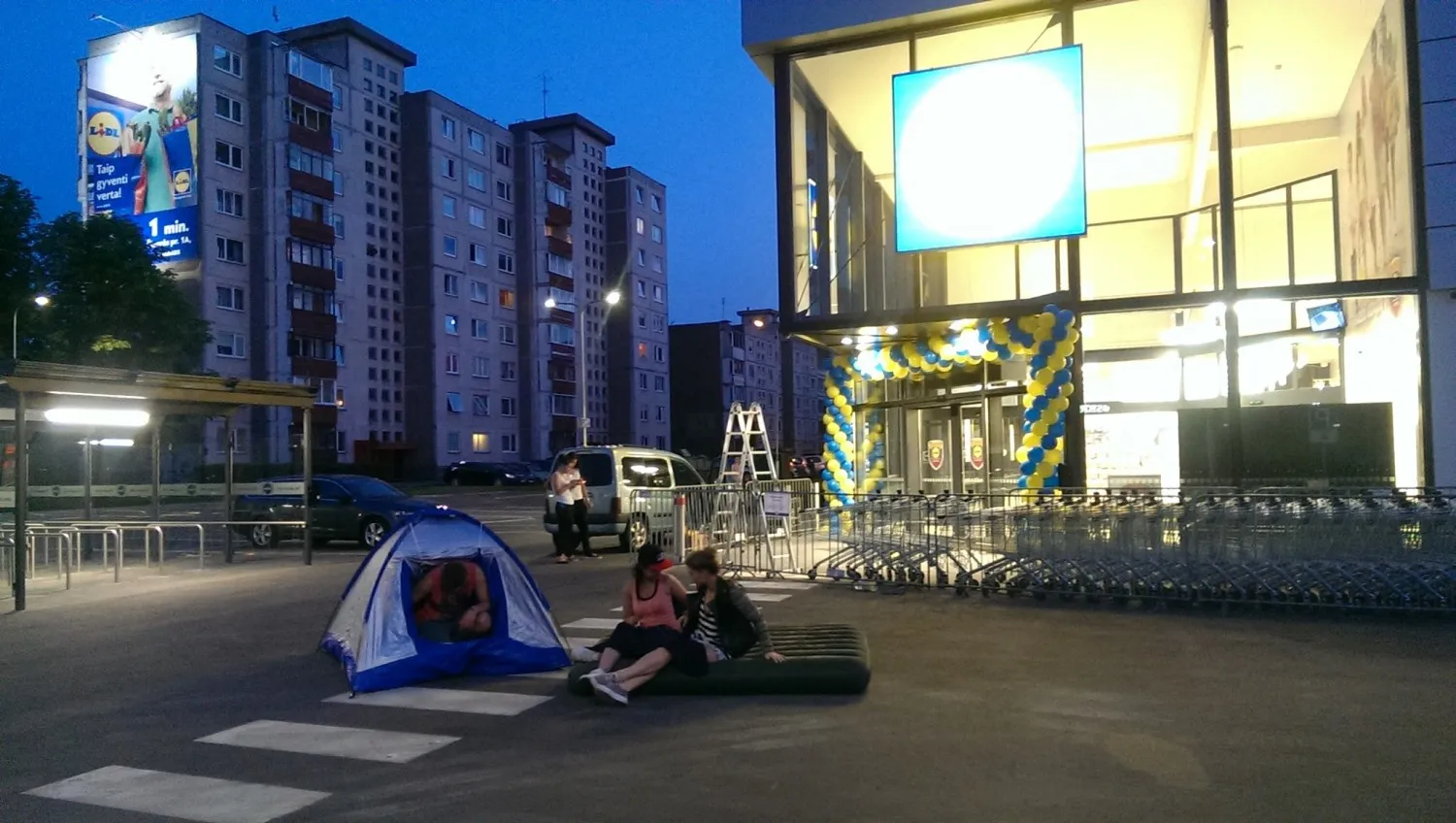 "LIDL" atidarymo naktis Kaune