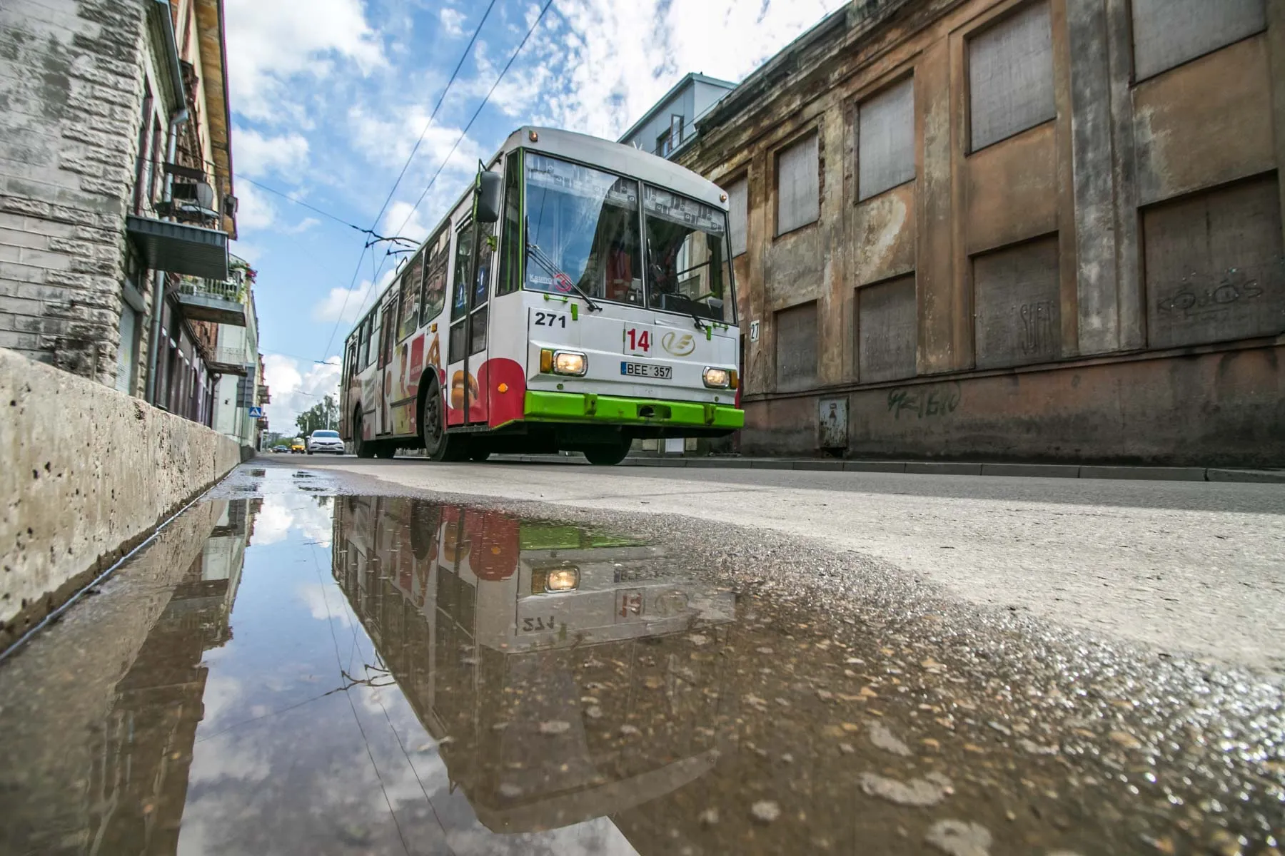 Troleibusai Nemuno gatėje