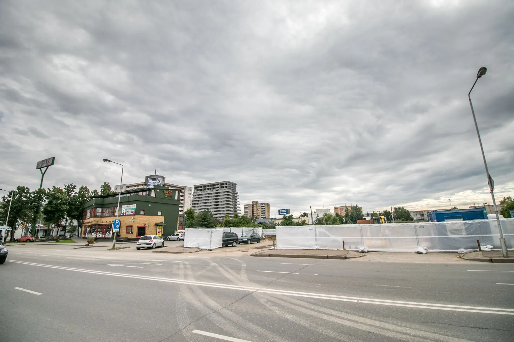 Naujo prekybos centro "Lidl" statybos