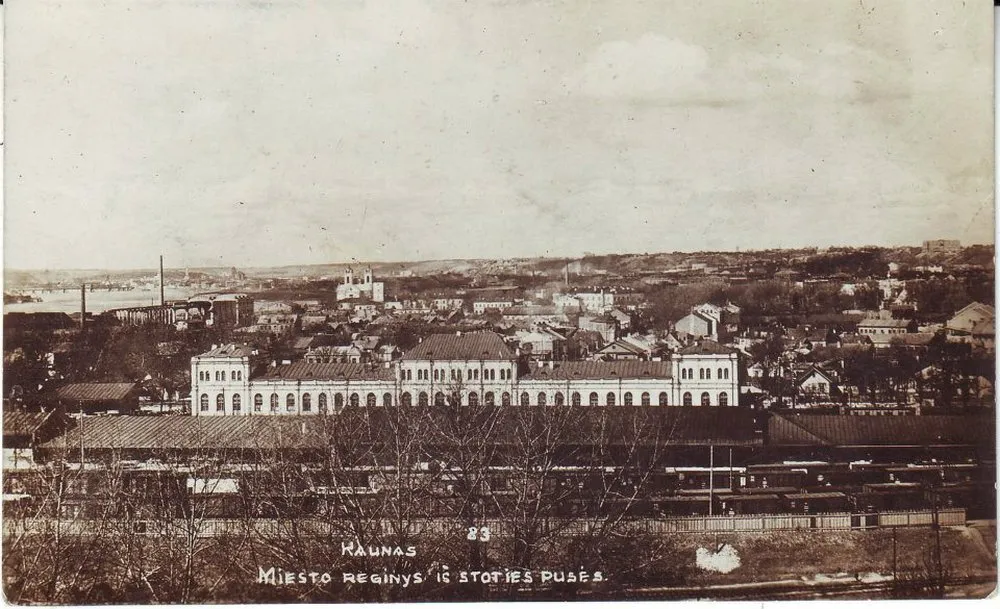 Miesto reginys iš stoties pusės, apie 1930 m.