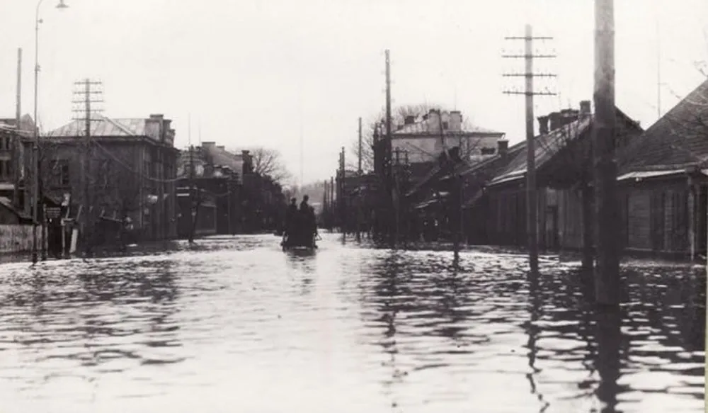 Potvynis Kaune, 1931 m. balandis Kęstučio g.