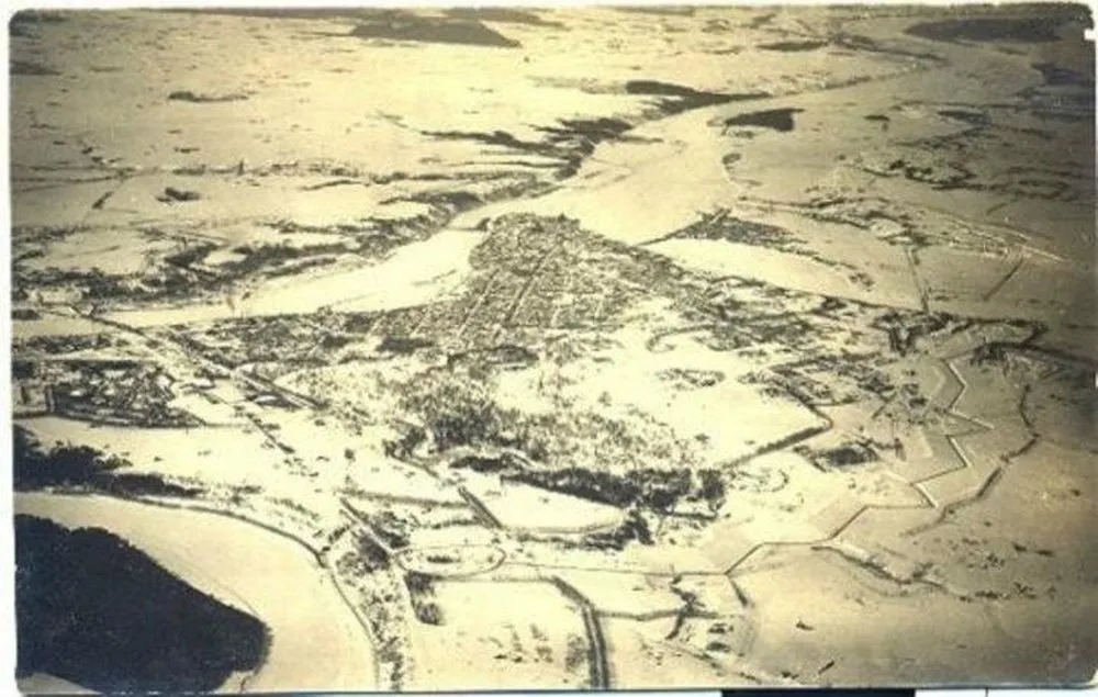 Kaunas iš dirižablio apie 1915 - 1917 m.