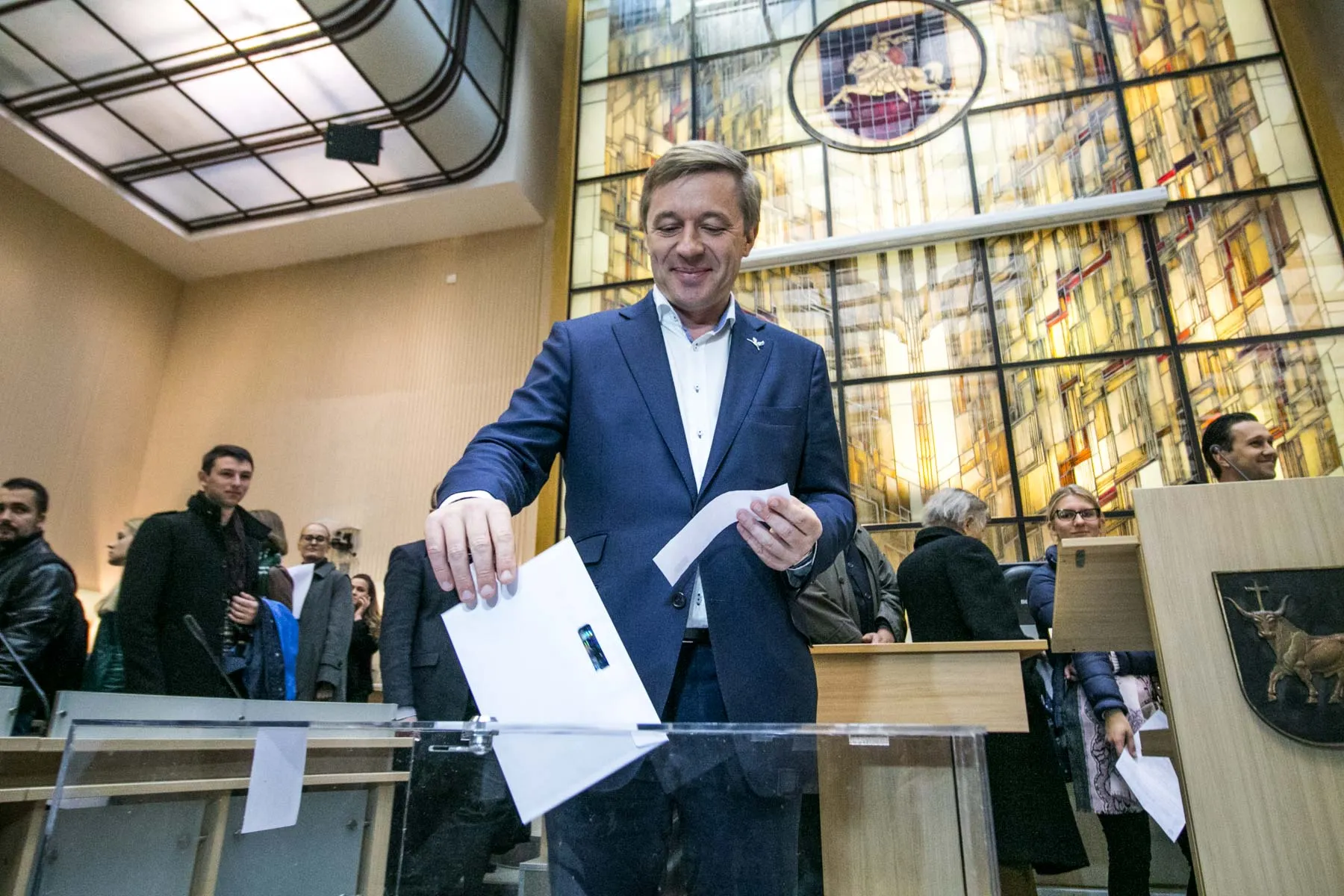 R. Karbauskis balsuoja