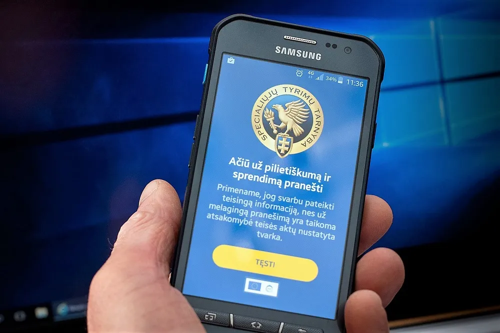 STT mobilioji programėlė pranešti apie korupciją