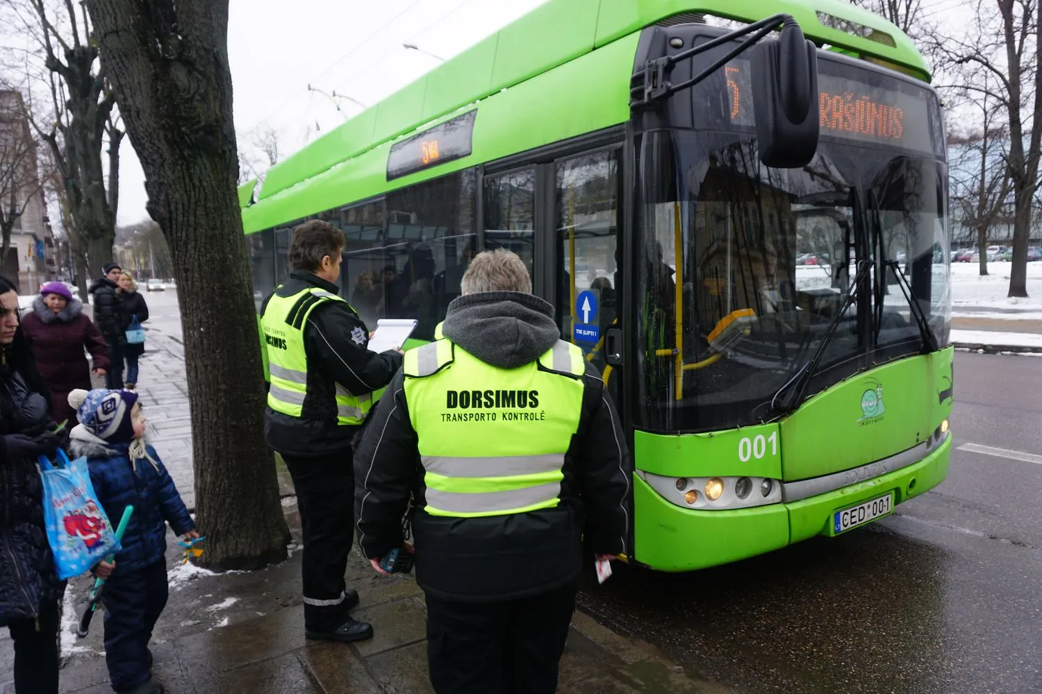 Keleivių kontrolė Kaune