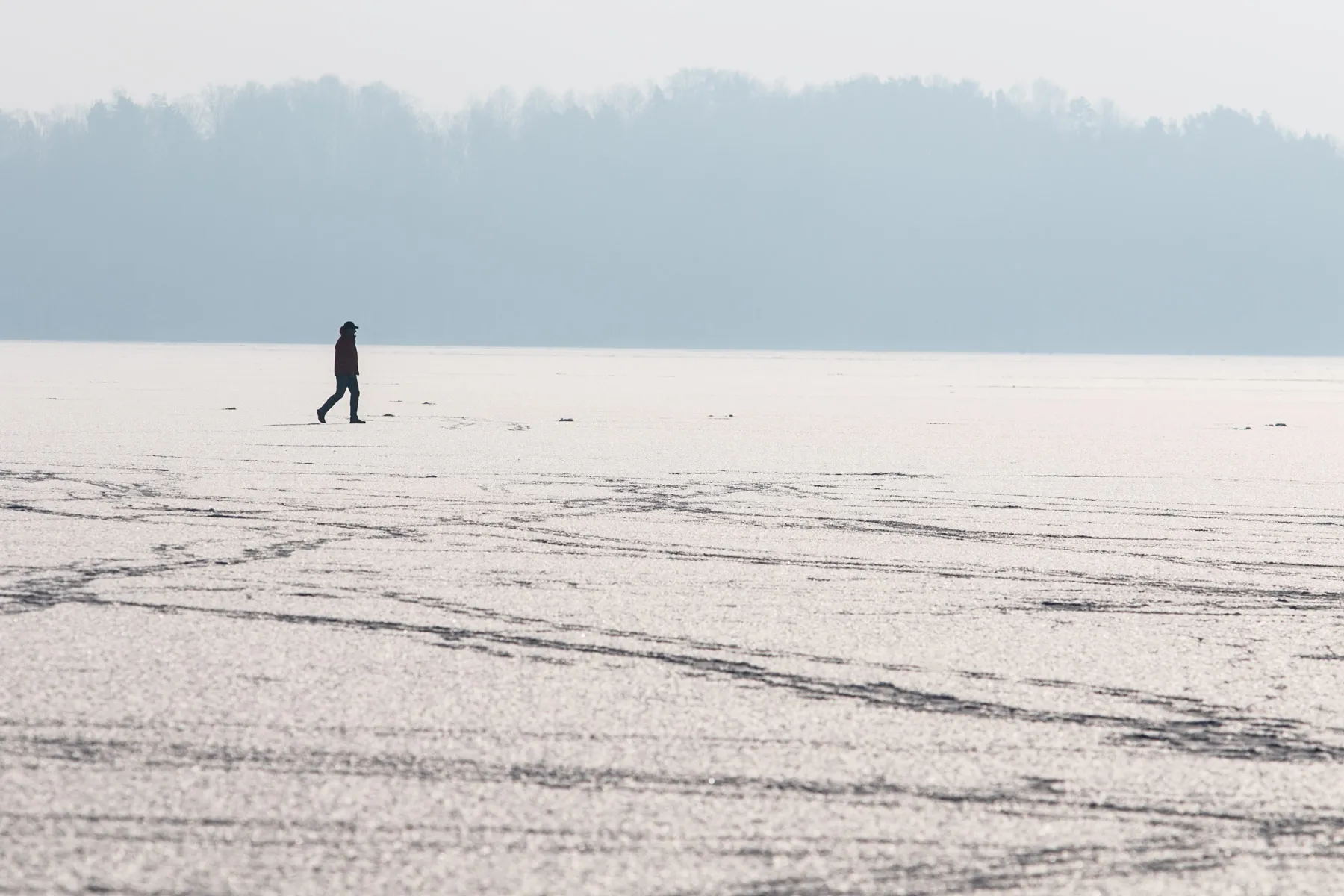 Marias ir Lampėdį padengė ledas