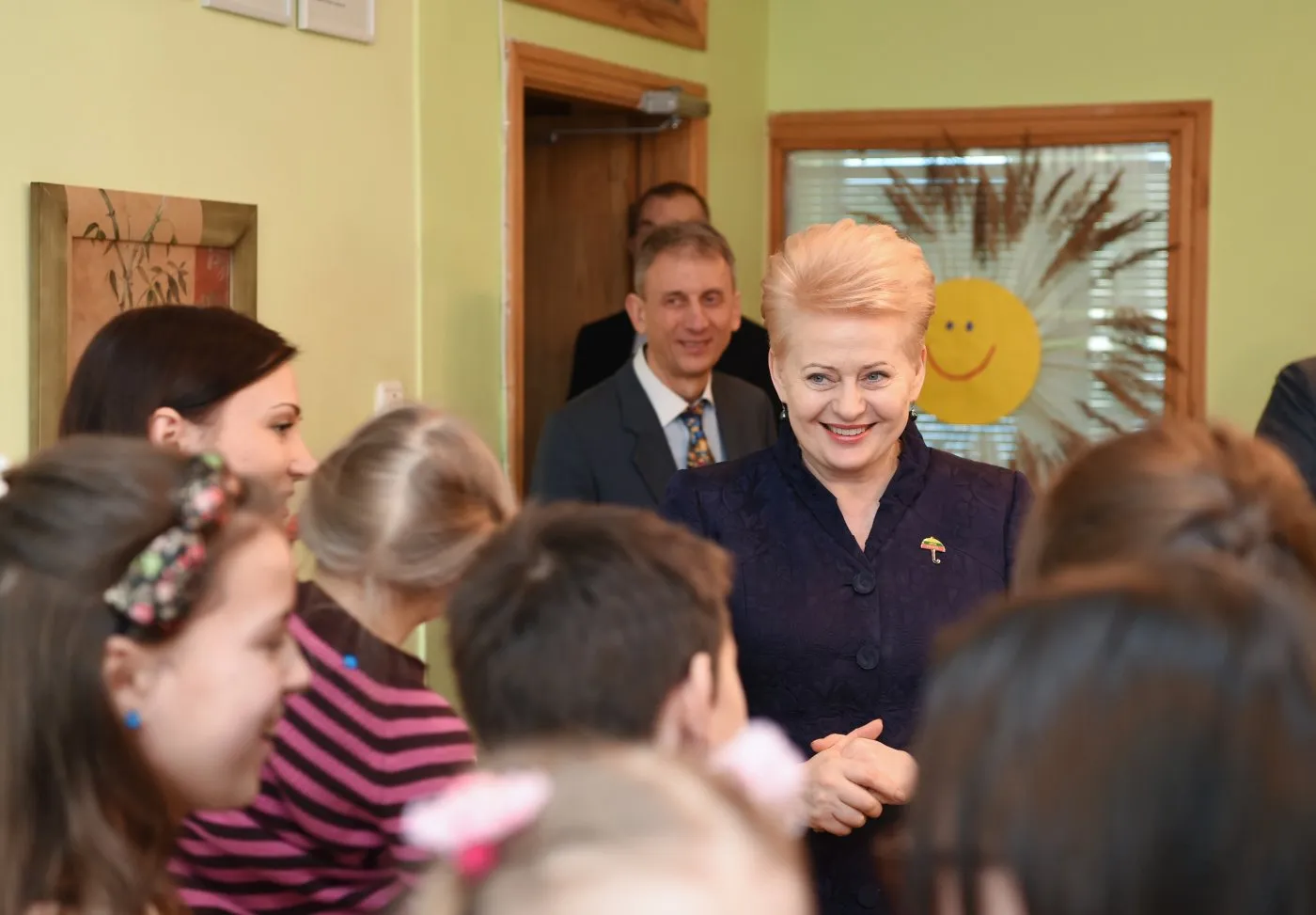 Prezidentė lankosi „Pastogėje“