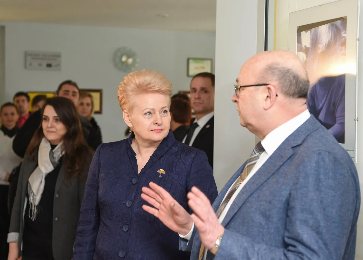 D. Grybauskaitė ir V. Matijošaitis