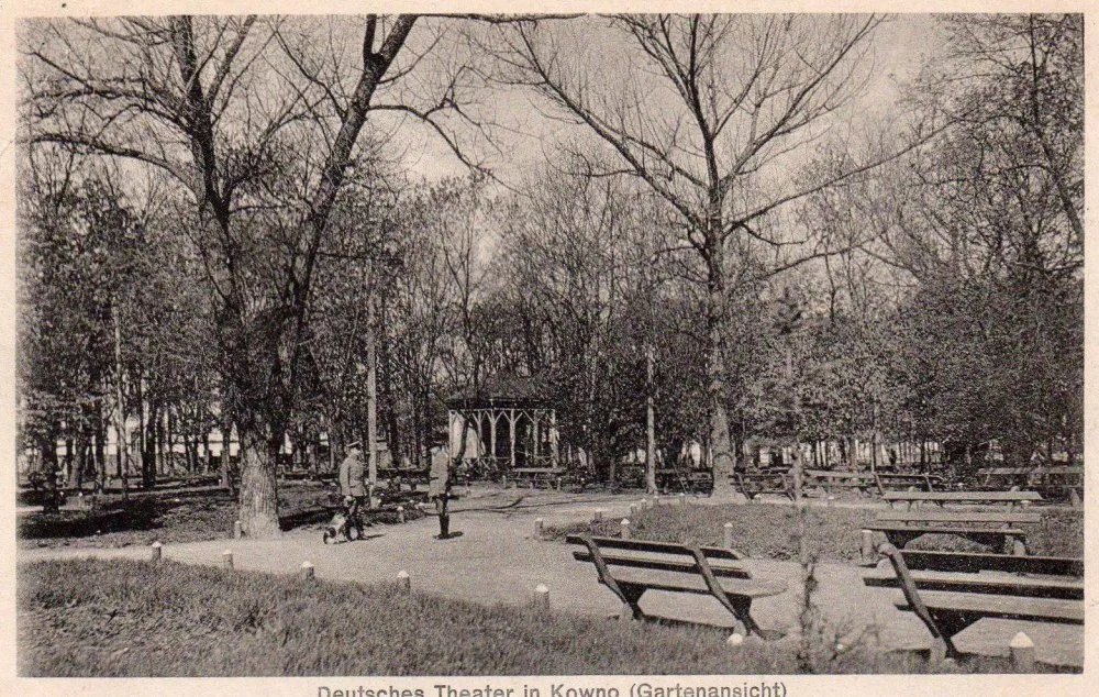 Vokiečių teatro sodelis Kaune. Apie 1916 m.