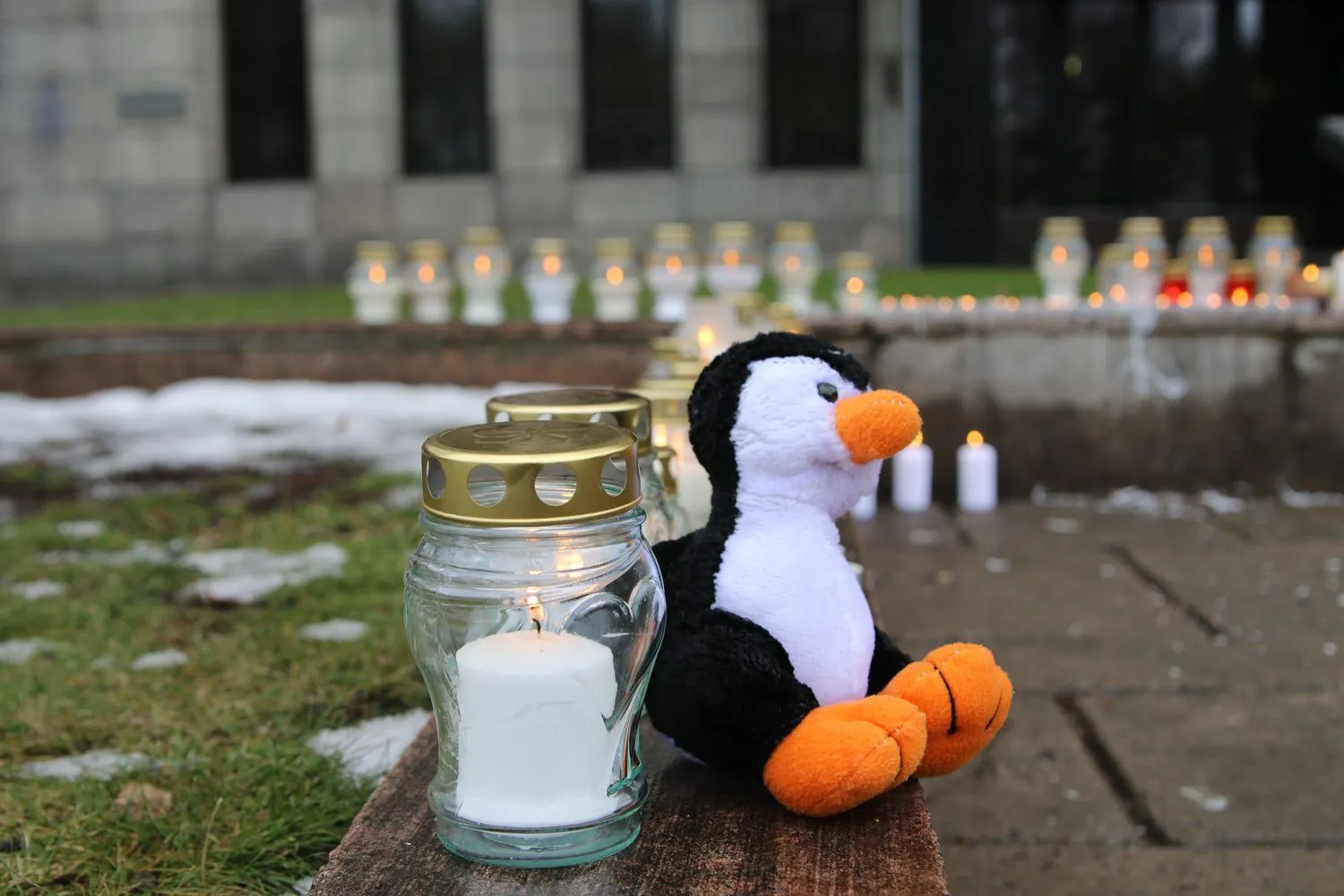 Žvakutės prie savivaldybės