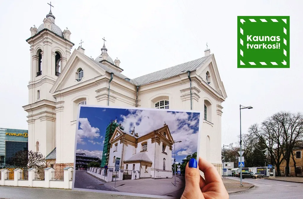 Fasadai/Kauno Šv. Kryžiaus (karmelitų) bažnyčia